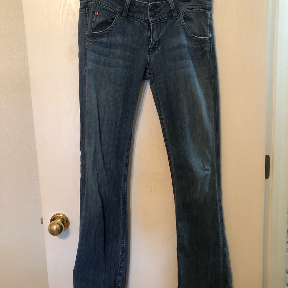Authentic Hudson straight cut jeans sz 28